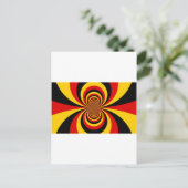 Ik hou van Duitsland Nationale vlag kleuren Art Pr Briefkaart (Staand voorkant)
