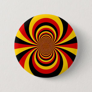 Ik hou van Duitsland Nationale vlag kleuren Art Pr Ronde Button 5,7 Cm