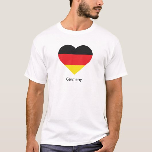 Ik hou van Duitsland T-shirt (Voorkant)