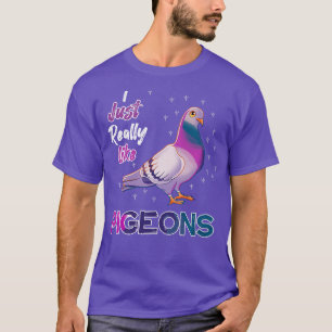 Ik hou van duiven t-shirt
