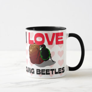 Ik hou van Dung Beetles Mok