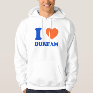 Ik hou van Durham Heart NC Bull City Gift Hoodie