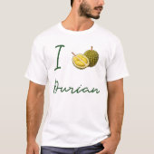 Ik hou van Durian T-shirt (Voorkant)
