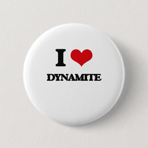 Ik hou van Dynamite Ronde Button 5,7 Cm