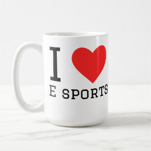 Ik hou van e sporten koffiemok