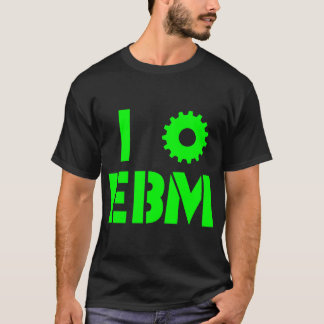 Ik HOU VAN EBM Groen T-shirt