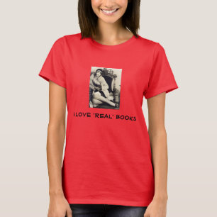 ik hou van echte boeken t-shirt