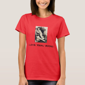 ik hou van echte boeken t-shirt