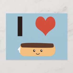 Ik hou van Eclairs Briefkaart