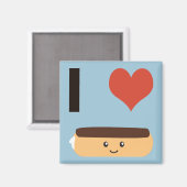 Ik hou van Eclairs Magneet (Voorkant / Achterkant)