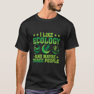 Ik Hou Van Ecologie Klimaat Planeet Ecologie Ecolo T-shirt