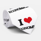 Ik hou van ECONOMICA Stropdas (Opgerold)