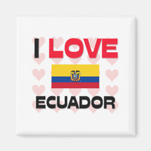 Ik hou van Ecuador Magneet