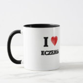 Ik hou van ECZEMA Mok (Links)