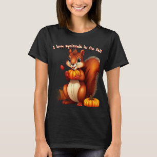 Ik Hou Van Eekhoorns In De Herfst T-Shirt