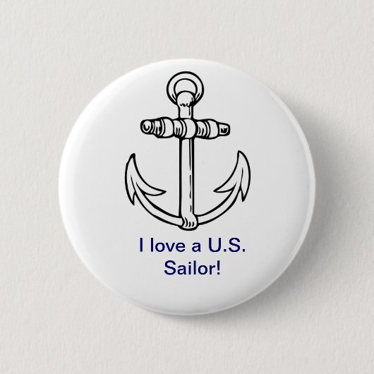Ik hou van een Amerikaanse Button (Voorkant)