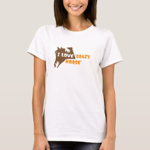 Ik hou van een gek paard t-shirt