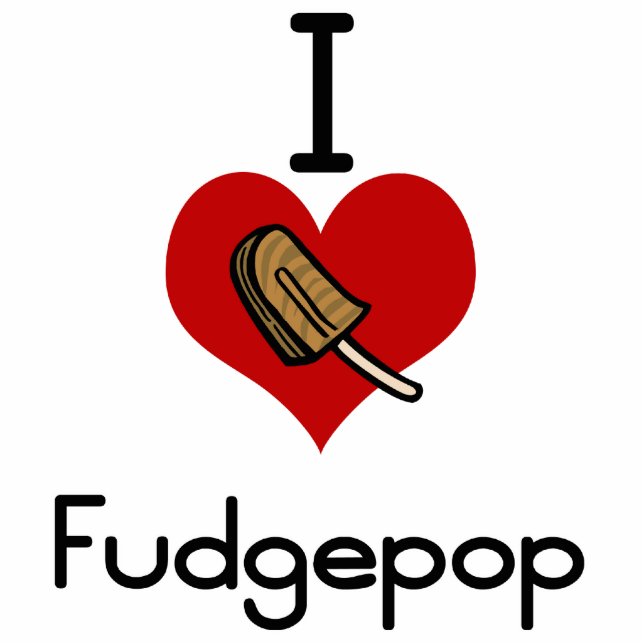 Ik hou van een hartinfarct fotobeeldje ornament (Voorkant)