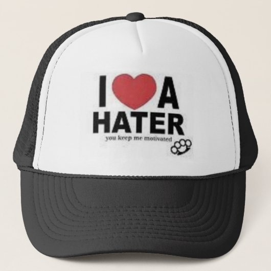 Ik hou van een Hater DSMC Trucker Hat Trucker Pet (Voorkant)