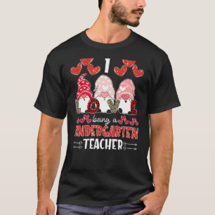 Ik hou van een Kindergarten Leider Gnome T-shirt