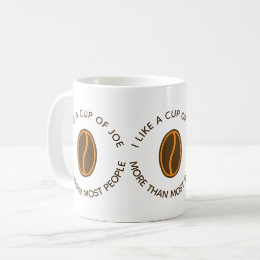Ik hou van een kopje meer Funny Coffee Slogans Mok (Voorkant links)