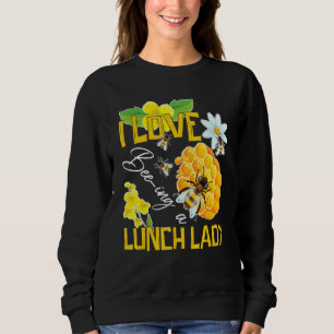 Ik Hou Van Een Lunch Dames Bij Bij Cafetaria Schoo Trui