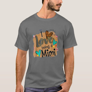 Ik hou van een Mimi Leopard Happy Moederdag T-shirt