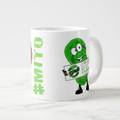 Ik hou van een Mito Warrior Extra Grote Beker (Voorkant rechts)