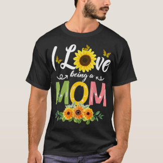 Ik hou van een Moederdag van mama Zonnebloem 2022  T-shirt