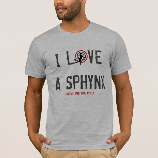 Ik hou van een sfonx t-shirt (Voorkant)