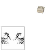 Ik hou van eenden jagen 	rubberstempel (Gestempeld)