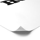 Ik hou van Eerlijkheid Poster (Hoek)