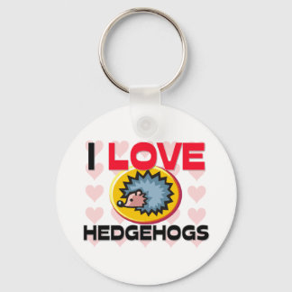 Ik hou van egel sleutelhanger