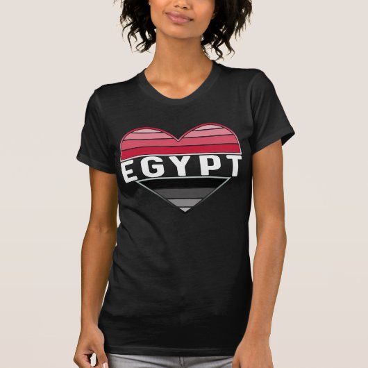 Ik hou van Egypte, Egyptisch hart T-shirt (Voorkant)