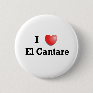 Ik hou van El Cantare Ronde Button 5,7 Cm