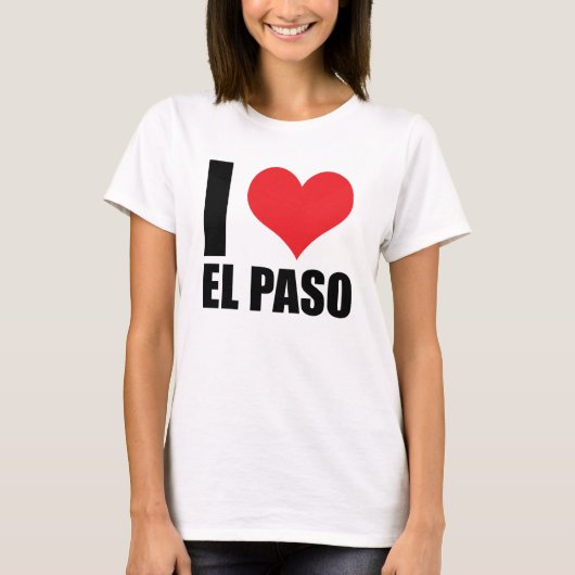 Ik hou van El Paso T-shirt (Voorkant)