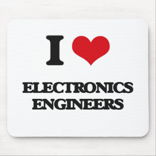 Ik hou van Electronics Engineers Muismat