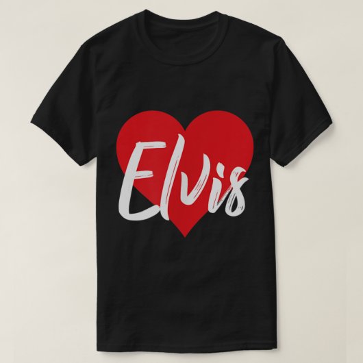 Ik hou van Elvis voornaam T-shirt (Design voorkant)