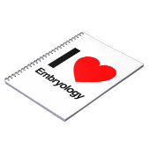 ik hou van embryo ' s notitieboek (Linkerzijde)