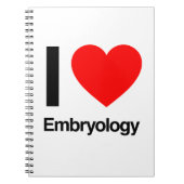 ik hou van embryo ' s notitieboek (Voorkant)