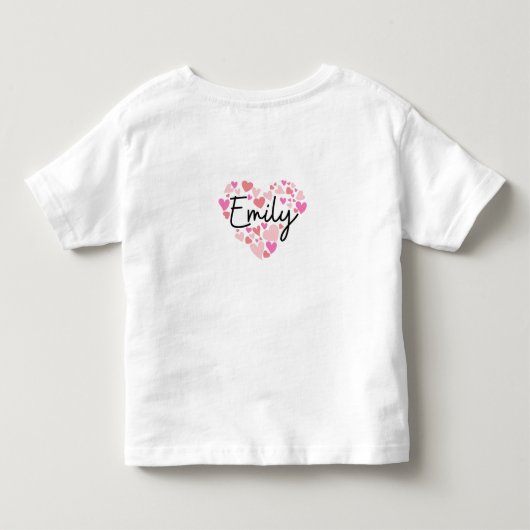 Ik hou van Emily Kinder Shirts (Achterkant)
