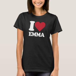 Ik hou van Emma - Ik hart Emma T-shirt