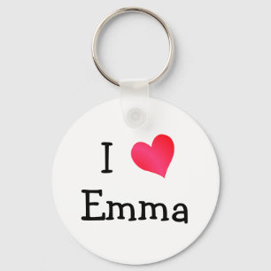 Ik hou van Emma Sleutelhanger