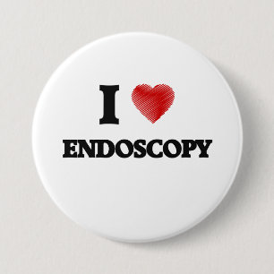 Ik hou van ENDOSCOPY Ronde Button 7,6 Cm