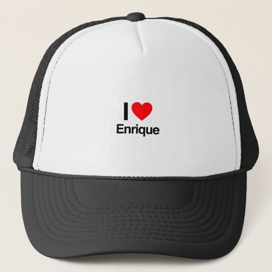 ik hou van enrique trucker pet (Voorkant)