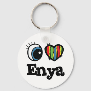 Ik hou van Enya Sleutelhanger