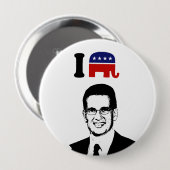 Ik hou van Eric Cantor Ronde Button 4,0 Cm (Voorkant /achterkant)