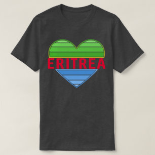 Ik hou van Eritrea, Eritrees hart T-shirt