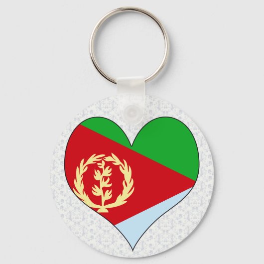 Ik hou van Eritrea Sleutelhanger (Voorkant)