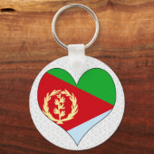 Ik hou van Eritrea Sleutelhanger (Voorkant)
